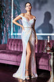 CD158 Off the Shoulder Sequin Gown by Cinderella Divine