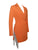 Stallion Orange Crystal Fringe Blazer Dress