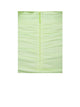 Sage Light Green Draping Ruffle Low V Mini Dress