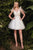 Embellished Mini Tulle Dress - Cinderella Divine CD0174