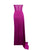 Addison Fuchsia Corset Crystal High Slit Maxi Gown