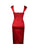 Gianna Red Satin Corset Dress
