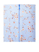 Light Blue Floral Skirt with Crystal Waist String