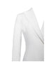 Stallion White Crystal Fringe Blazer Dress