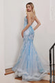 CC2279 | Glitter Printed Mermaid Gown | LaDivine by Cinderella Divine